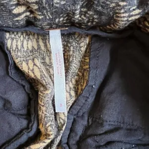 Free People size 8‎ stretchy brown and black pants thumbnail 7
