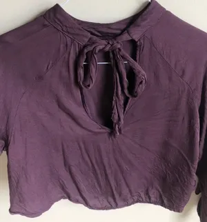 Don't Ask Why Pink Flare Long Sleeve Crop Top thumbnail 3