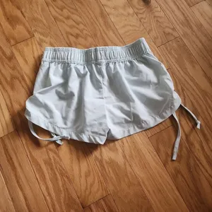 OCEAN BREEZE Womens Shorts Size S Light Blue‎ Athletic Lounge Drawstring Hem thumbnail 4