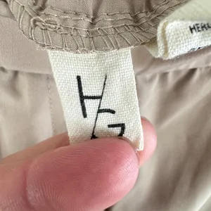H/G Happily Grey Tan Lightweught Cargo Pants Womens Medium Utility‎ Straight Leg thumbnail 5