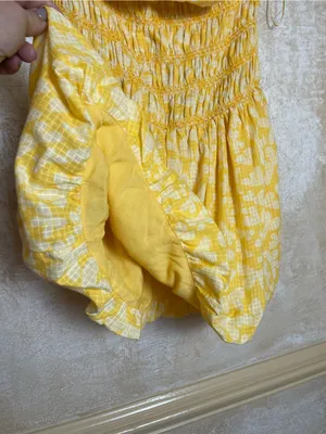 Free People Annalise Mini Smocked Bubble Dress Floral Beach Ball Combo New Sz XL thumbnail 12