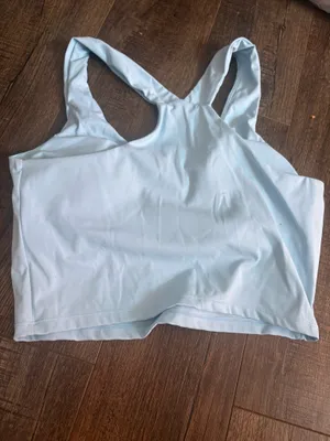 Pink Lily Blue Pleated Activewear Set thumbnail 2