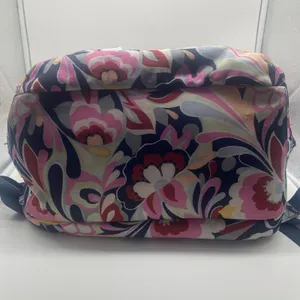 Vera Bradley Mod Paisley Pink Blue Lighten Up Essential Backpack School Travel thumbnail 8