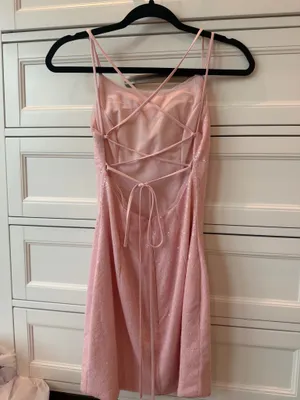 Amazon Light pink sequin mini dress thumbnail 3