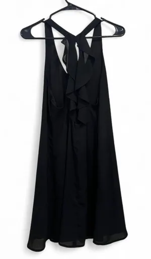 Boutique Black Flowy Dress Sleeveless thumbnail 2