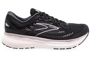 Brooks Glycerin 19 Road Running Shoe Athletic Workout Lace Up Black Pink 9B thumbnail 1