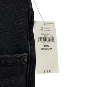 Gap Women's Jeans Cheeky‎ Straight Sky High Low Stretch Denim Black Size 31 NWT thumbnail 5