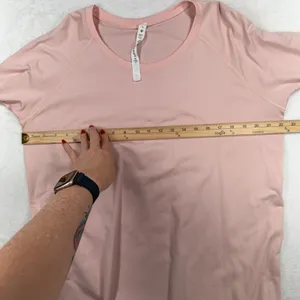 Lululemon Size 18 Swiftly Tech Long Sleeve 2.0 Pink Mist Activewear Top W3DFKS thumbnail 6