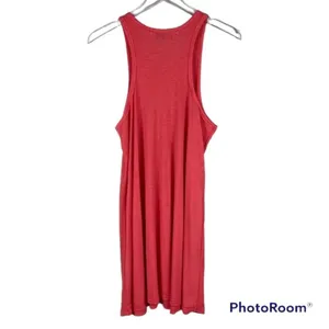 ✨HP✨Free People Beach Coral Ribbed Boho Tank Dress✨ thumbnail 5