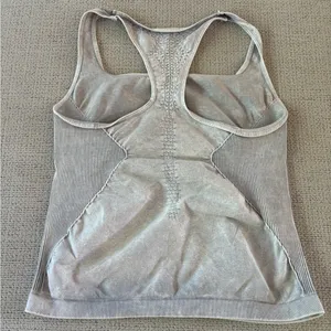 Free People Good Karma Long Tank in Ice Grey XL thumbnail 7