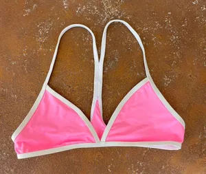 Hot pink bikini top sz s thumbnail 1