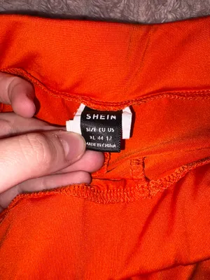 Bright Orange Active Biker Shorts Size XL thumbnail 2