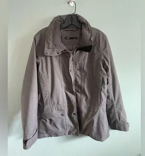 Nau Brown 100% Goose Down Feather Ski Quilted Winter Jacket SZ S thumbnail 1