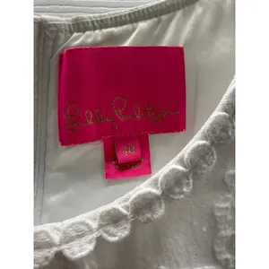 Lilly Pulitzer Mila Stretch Shift‎ Dress Resort White Turtle Pucker Jacquard 10 thumbnail 3
