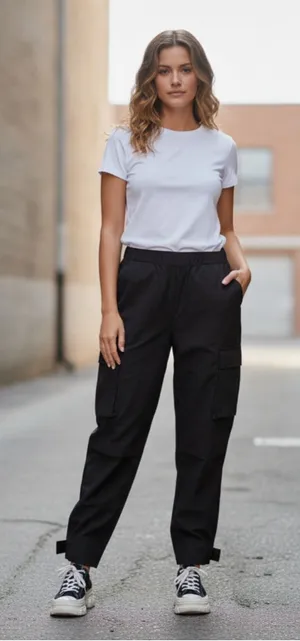 Zara DNWR Technical Cargo Pants Size XL NWT thumbnail 1