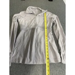 Lululemon Women's Run Full Tilt Quarter Zip Light Purple Sz 6 Running Gym Walkin thumbnail 6