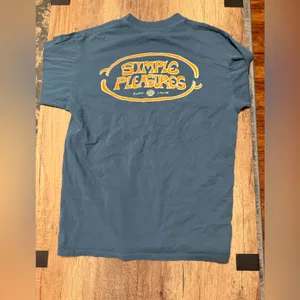 Surf Locos Long Sleeve Graphic Tee Size Medium Blue thumbnail 3