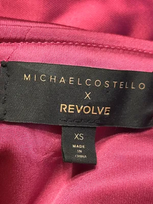 Michael Costello Revolve x Joey gown in Magenta, XS thumbnail 4