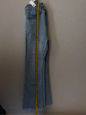 Armani Jeans Light Blue Wide-Leg Flare Jeans thumbnail 8