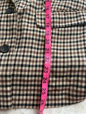 Rails Chelsea Plaid Blazer In Cafe Check thumbnail 10