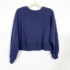 Gola X Anthropologie Pass Back Sweatshirt The Summit Navy Blue Patch Logo Crew thumbnail 4