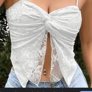 Lace trim Henley Cami from TikTok shop thumbnail 1