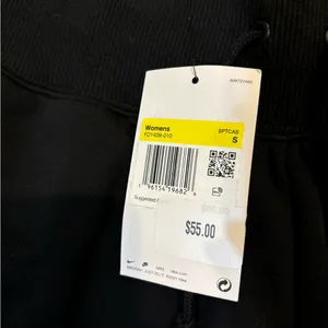 Nike Black Sweat Shorts thumbnail 3