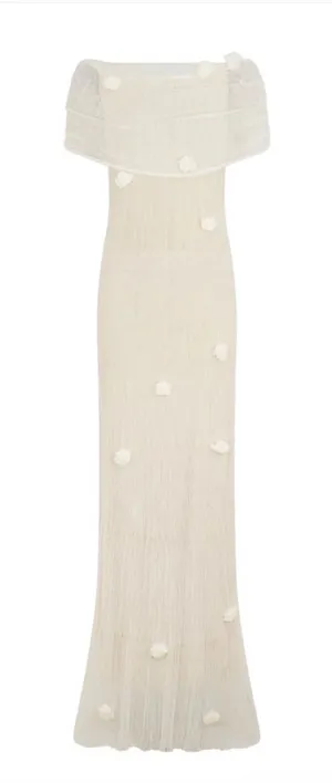 White maxi dress Size L thumbnail 1