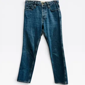 Sezane Brut Sexy Jeans Denim Blue High Rise Straight Leg Organic Cotton Size‎ 26 thumbnail 4