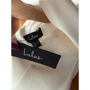 NWOT Lulus Devoted Lover White Backless Knotted Bodycon Mini Dress Party Size S thumbnail 5