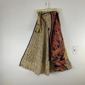 Reversible Wrap Maxi Skirt BINS612 thumbnail 2