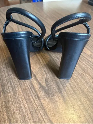 Abound Nordstrom 7.5 Black Strappy Knotted Block Heel Abrosalie thumbnail 3