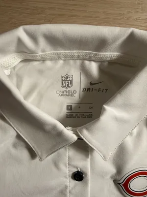 Nike NFL Women's Chicago Bears Sideline Performance Polo Shirt thumbnail 5