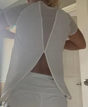Lululemon, Short Sleeve tie Sheer Sleeves thumbnail 2