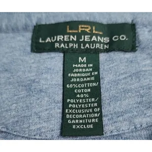 Lauren Ralph Lauren‎ Lace-Up Knit Dress Long Sleeve Casual Comfy Blue M thumbnail 6