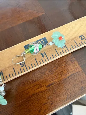 Vintage Flower Earrings thumbnail 2
