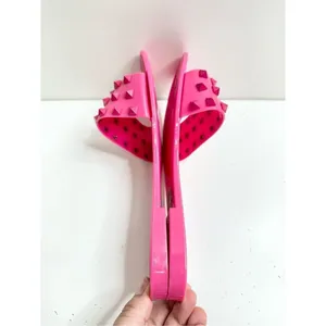 Dolce Vita Jelly Sandals Womens‎ Size 5 Skylar Pink Spiked Slip On Slides thumbnail 7