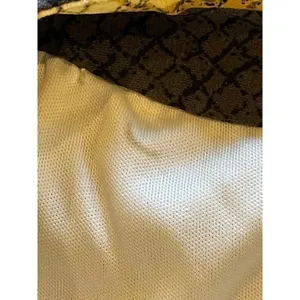 Chico's Black And Gold Zebra Print Jersey‎ Sleeveless Halter Neck Maxi Dress S thumbnail 13