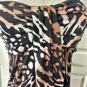 Fever leopard sleeveless maxi dress Brown Size undefined thumbnail 5