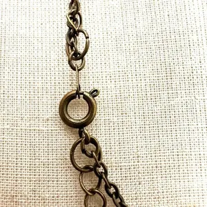 Multi strand quartz beaded cross necklace thumbnail 5