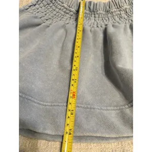 Aerie Cloud Wash Smocked Waist Sweatshirt Mini Skirt XS Soft Girl Y2K Lounge thumbnail 6