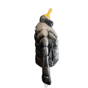 Vintage 2005 The North Face Black Puffer‎ Coat with High Collar Insulated Design thumbnail 5
