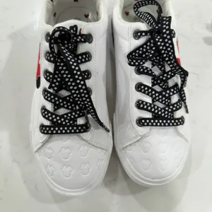 Disney White and Black Kids Sneakers thumbnail 4