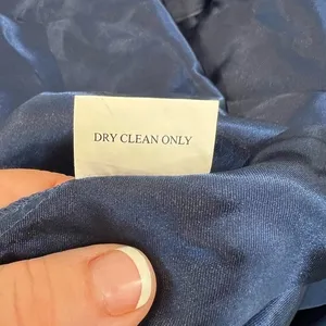 Weddington Way Navy Blue Chiffon Pleated Maxi Dress‎ Size 2 thumbnail 8