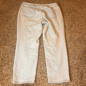 Old Navy OG‎ Straight Jeans High Rise Light Wash Denim Secret Smooth Pockets 16 thumbnail 7