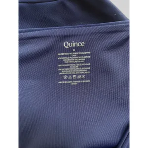 Quince Italian High-Rise Bikini Bottom Swim Deep Navy Blue Size Medium NEW thumbnail 5