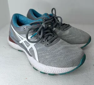Asics Gel Nimbus 22 Womens Size 8 Running Shoes Sheetrock thumbnail 1