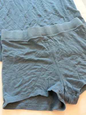 Victoria’s Secret Blue Shorts And Tank Sleep Set Top XS, bottoms Small thumbnail 3