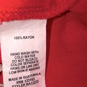 Altar'd State size small red boho tie sleeve top thumbnail 7