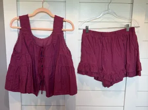 2 piece set Purple Size M thumbnail 2